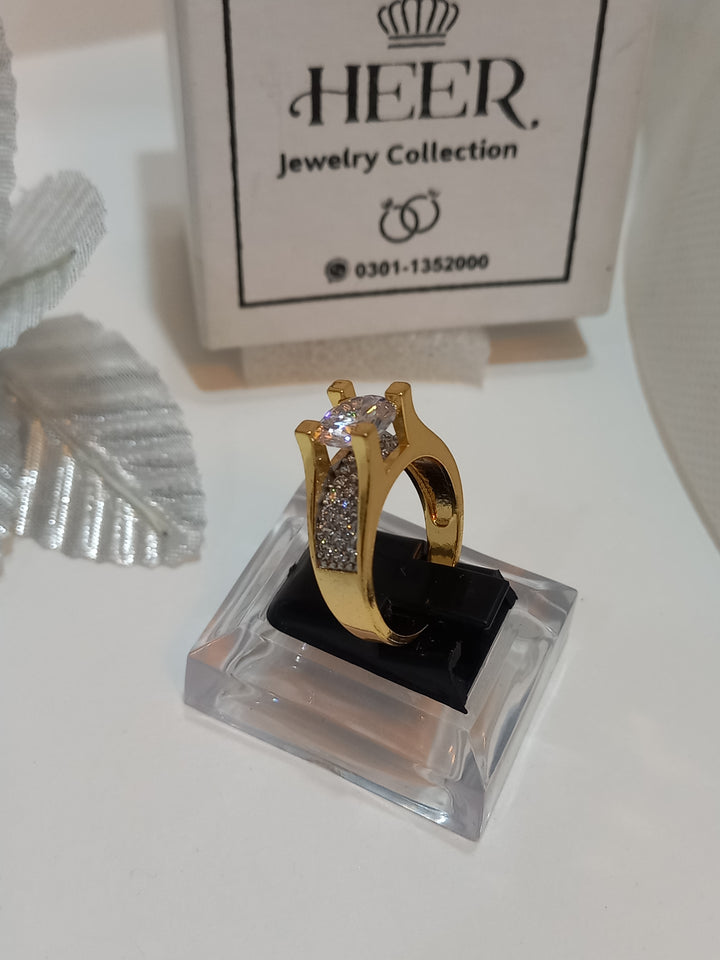 1 Karat Indian Ring (RG-25-40) - Heer Jewellery