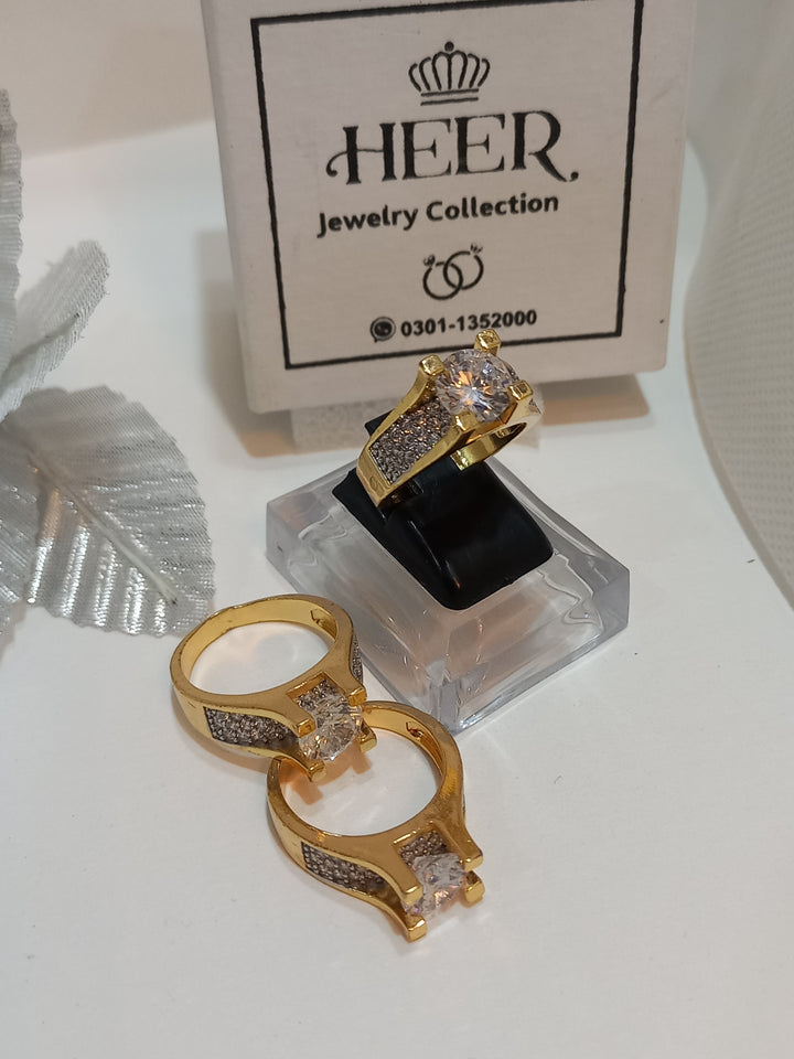 1 Karat Indian Ring (RG-25-40) - Heer Jewellery