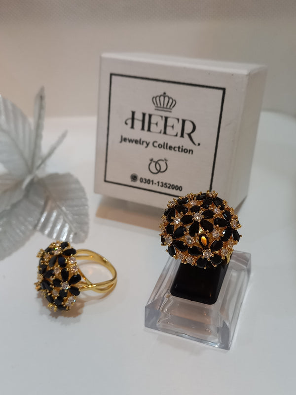 Dimand Cut artificial Ring (RG-25-41) - Heer Jewellery