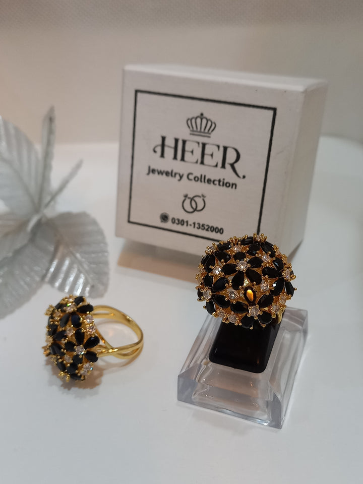 Dimand Cut artificial Ring (RG-25-41) - Heer Jewellery