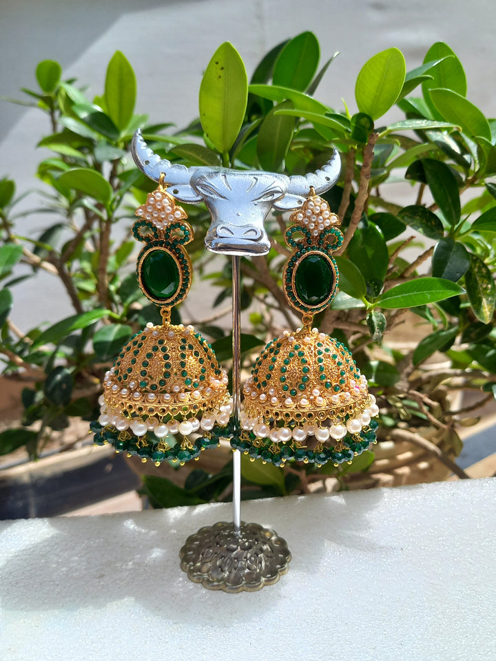 Earrings Traditional Nurattan Jhumki JUM-25-20 - Heer Jewellery