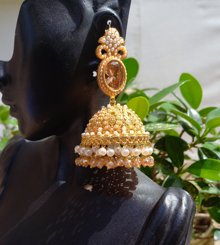 Earrings Traditional Nurattan Jhumki JUM-25-20 - Heer Jewellery