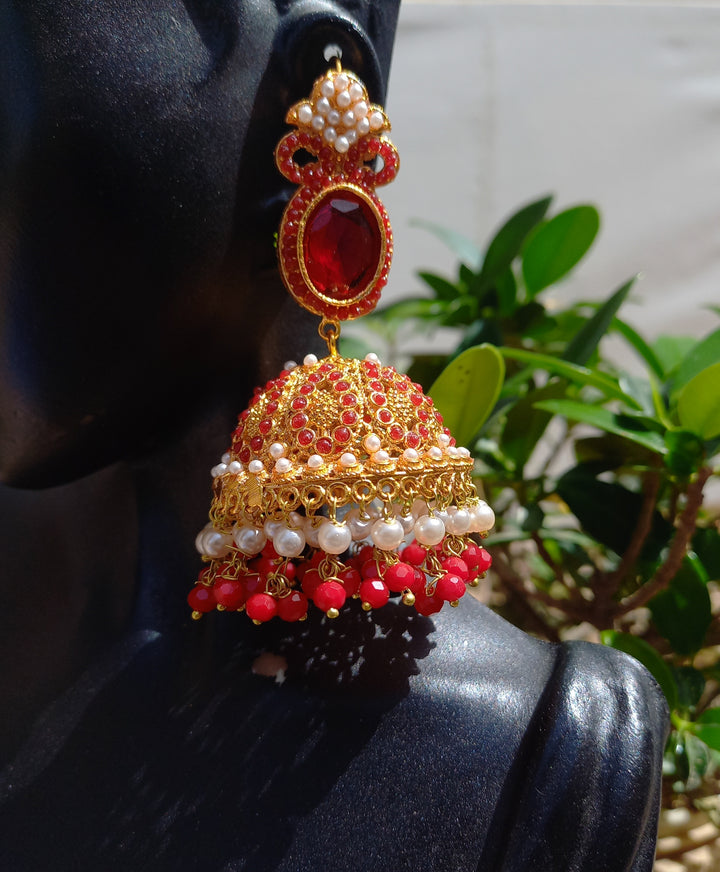 Earrings Traditional Nurattan Jhumki JUM-25-20 - Heer Jewellery