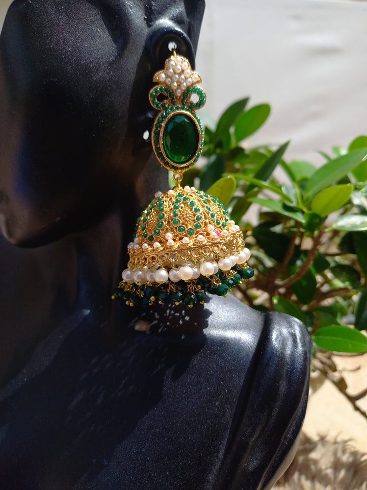 Earrings Traditional Nurattan Jhumki JUM-25-20 - Heer Jewellery