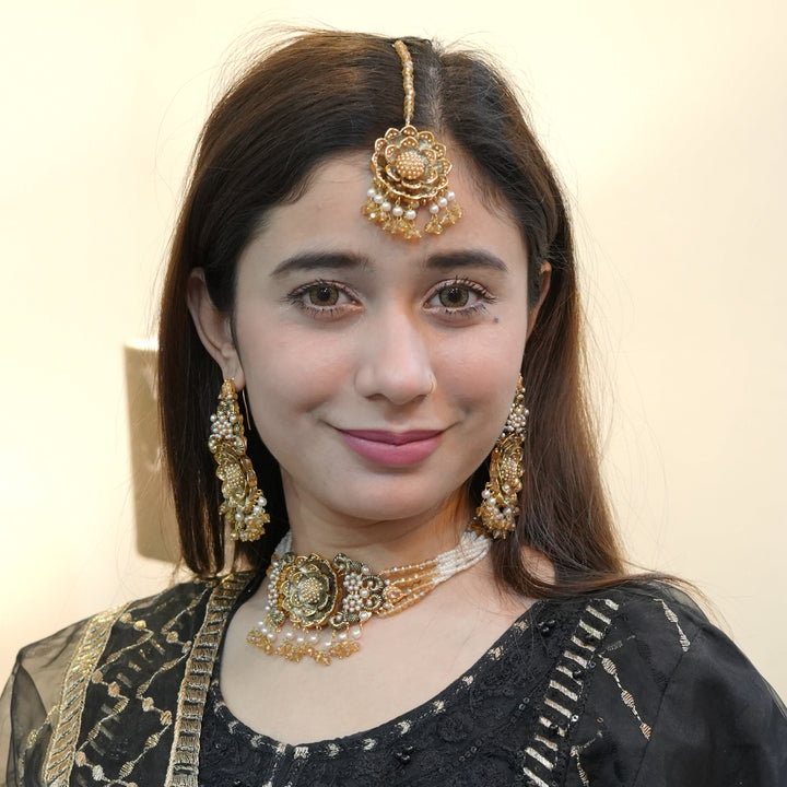 Heer Turkish Mercery Chokar Set with Tika - Heer Jewellery