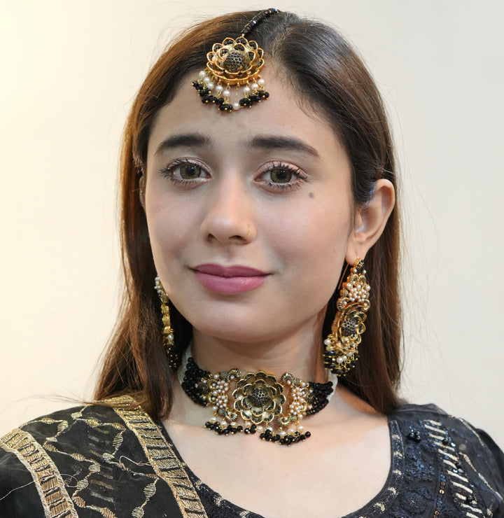 Heer Turkish Mercery Chokar Set with Tika - Heer Jewellery