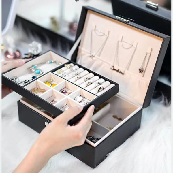 Jewelry Organizer Box (2 Layer) 25% - Heer Jewellery