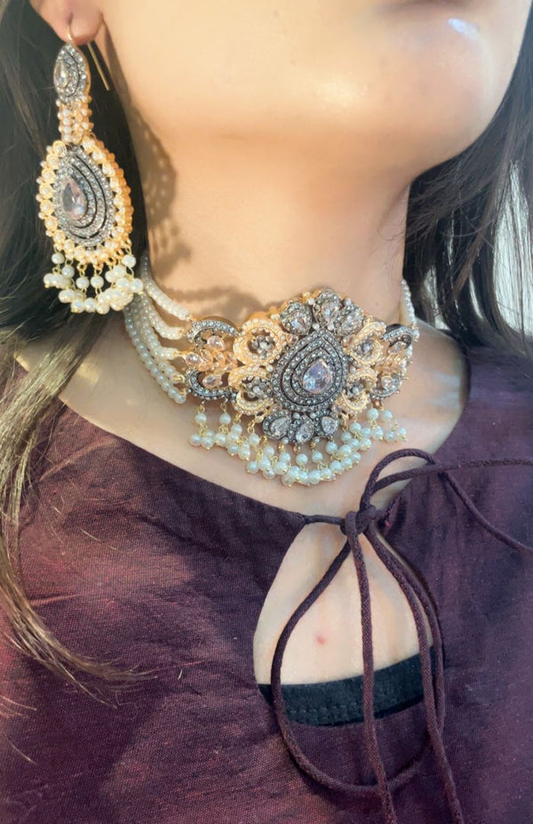 Heer Designer Chookar Set with Tikka - 16 - Heer Jewellery