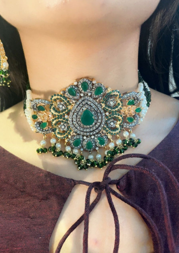 Heer Designer Chookar Set with Tikka - 16 - Heer Jewellery