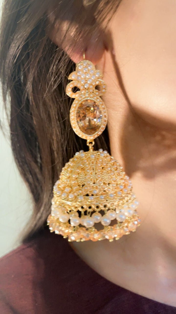 Earrings Traditional Nurattan Jhumki JUM-25-20 - Heer Jewellery