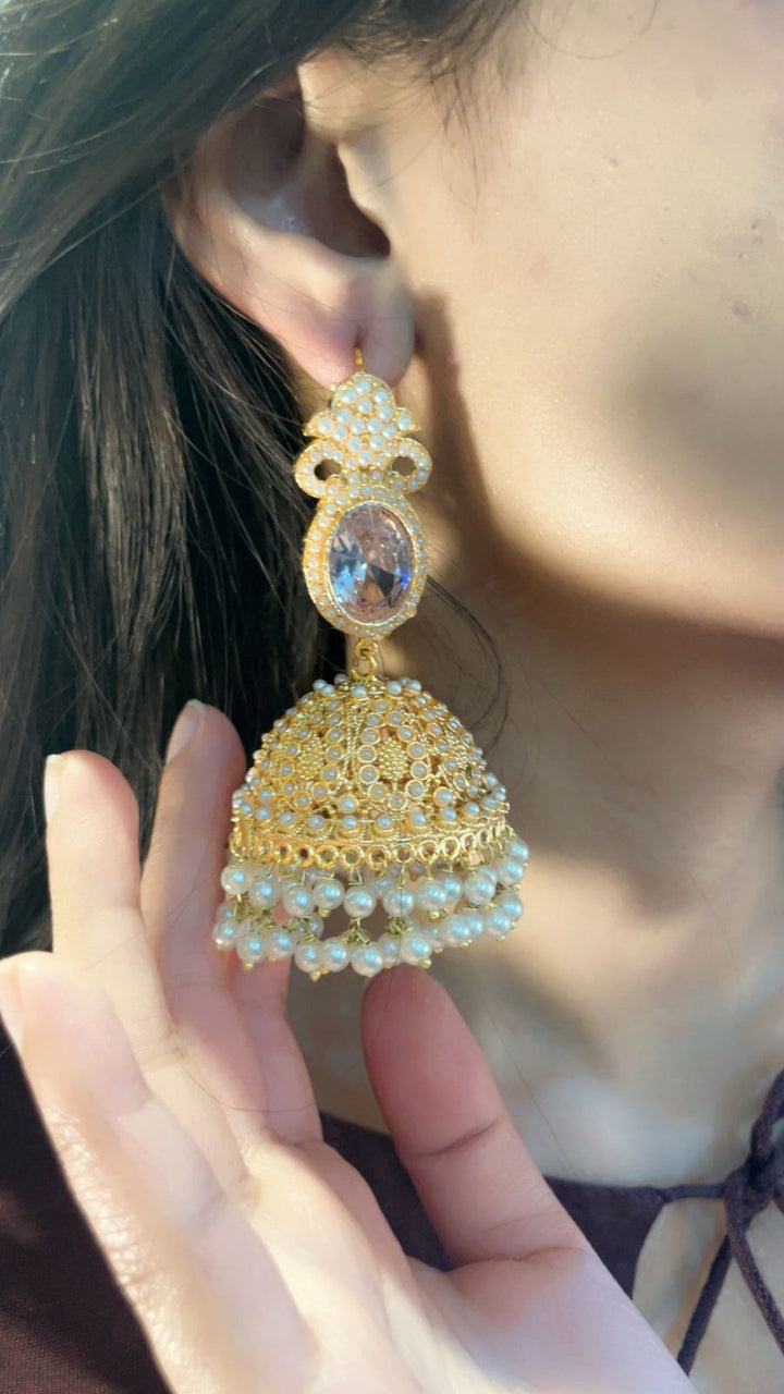 Earrings Traditional Nurattan Jhumki JUM-25-20 - Heer Jewellery