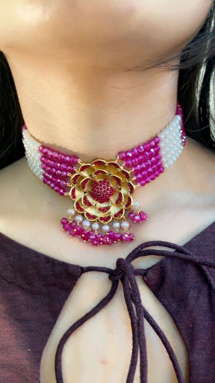 Heer Turkish Mercury Chokar Set - 09 - Heer Jewellery