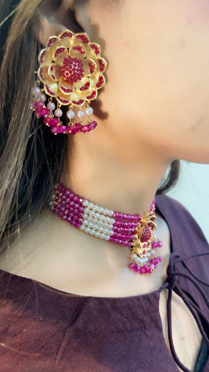 Heer Turkish Mercury Chokar Set - 09 - Heer Jewellery
