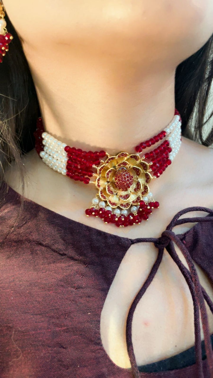 Heer Turkish Mercury Chokar Set - 09 - Heer Jewellery
