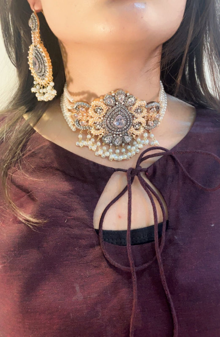 Heer Designer Chookar Set with Tikka - 16 - Heer Jewellery