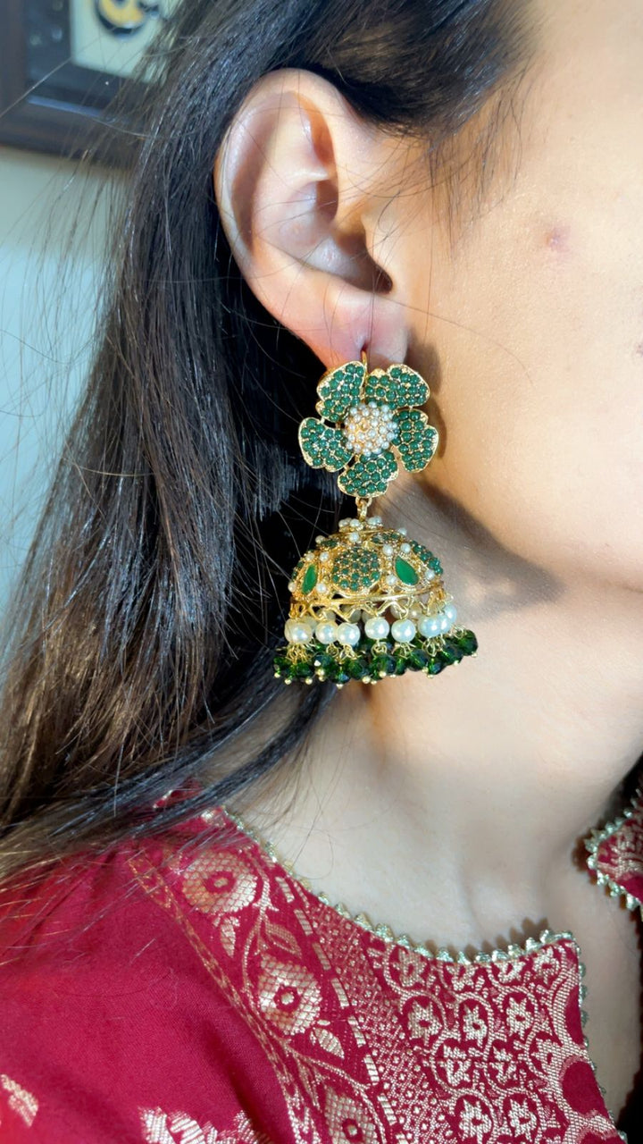 Traditional Jhumki (JUM-25-44) - Heer Jewellery