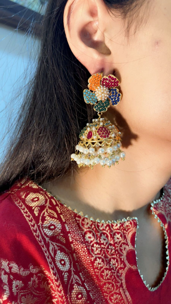 Traditional Jhumki (JUM-25-44) - Heer Jewellery
