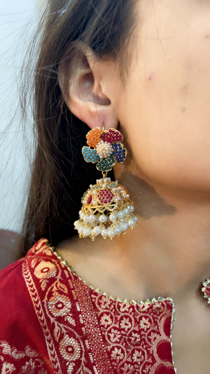 Traditional Jhumki (JUM-25-44) - Heer Jewellery