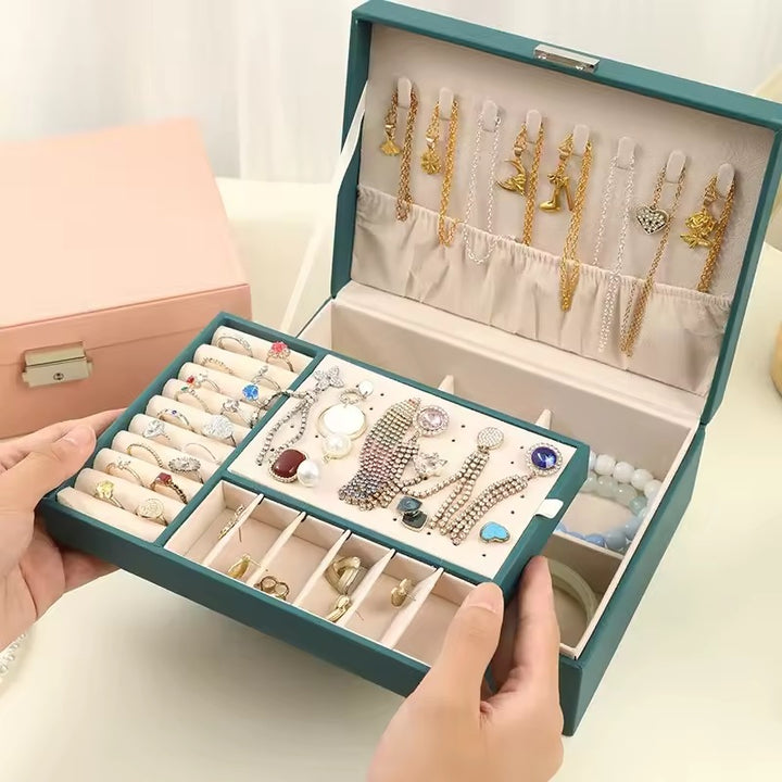Jewelry Organizer Box (2 Layer) 25% - Heer Jewellery